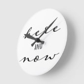 今すぐ行く ラウンド壁時計 (傾斜)