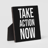 今すぐ行動を起こせ - 成功へのモチベーション フォトプラーク (正面)