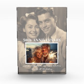 今すぐ記念日のマイルストーン |カップルの写真 フォトブロック (正面)