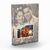 今すぐ記念日のマイルストーン |カップルの写真 フォトブロック (左)