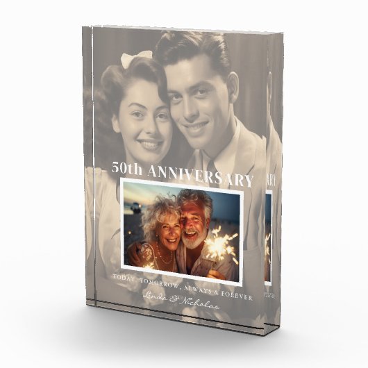 今すぐ記念日のマイルストーン |カップルの写真 フォトブロック (右)