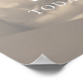 今すぐ記念日のマイルストーン |カップルの写真 ポスター (角)