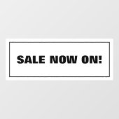 今すぐ販売 ウィンドウサイン (シート)