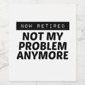 今すぐ退職した ワインラベル (シングルラベル)