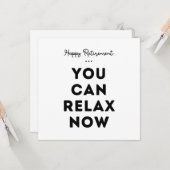 今すぐ退職できリラックスる カード (正面/裏面インサイチュ)