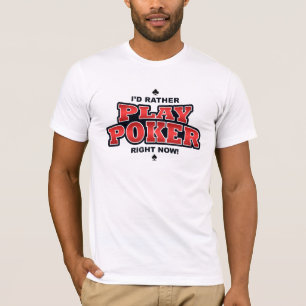 今すぐ遊トランプのポーカーしたい Tシャツ
