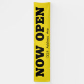 今すぐ開く – 耐候性カスタムのビジネスバナー 横断幕 (縦)