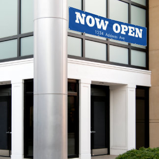 今すぐ開く – 耐候性カスタムのビジネスバナー 横断幕