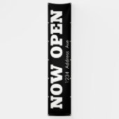 今すぐ開く – 耐候性カスタムのビジネスバナー 横断幕 (縦)