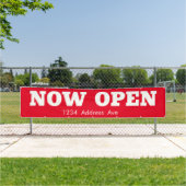 今すぐ開く – 耐候性カスタムのビジネスバナー 横断幕 (インサイチュ)