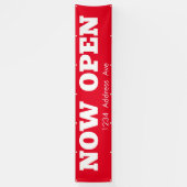 今すぐ開く – 耐候性カスタムのビジネスバナー 横断幕 (縦)
