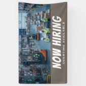 今すぐ雇用の時間外利用可能なバナー – カスタム 横断幕 (縦)