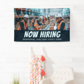 今すぐ雇用シーズンの休暇のポジションのバナー 横断幕 (インサイチュ)