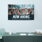 今すぐ雇用シーズンの休暇のポジションのバナー 横断幕 (トレードショー)