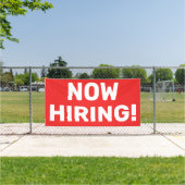 今すぐ雇用バナー 横断幕 (インサイチュ)