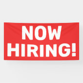 今すぐ雇用バナー 横断幕 (横)