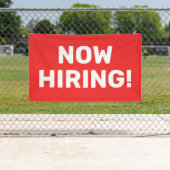 今すぐ雇用バナー 横断幕 (インサイチュ)