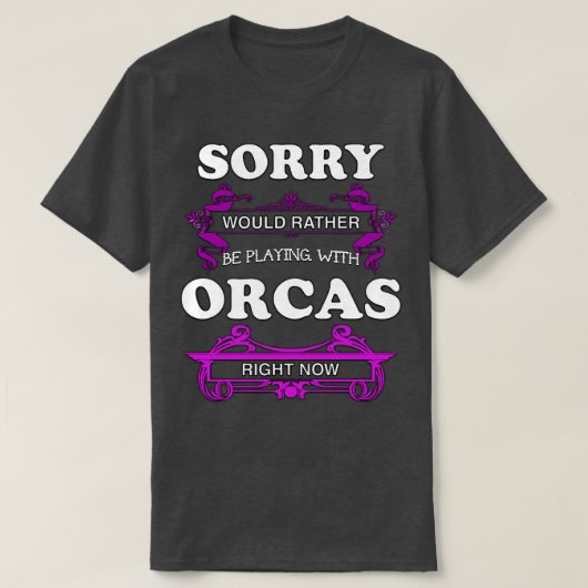 今すぐOrcas遊に来てごめんね Tシャツ (デザイン正面)
