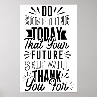 今すぐqouteを実行やる気を起こさせるする ポスター