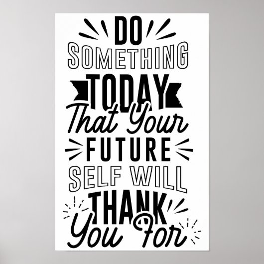 今すぐqouteを実行やる気を起こさせるする ポスター (正面)