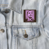 今ではオバマの変更大統領はピンクボタンです 缶バッジ (インサイチュ)