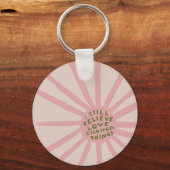 今でも変信じ更が好き – インスピレーション キーホルダー (正面)