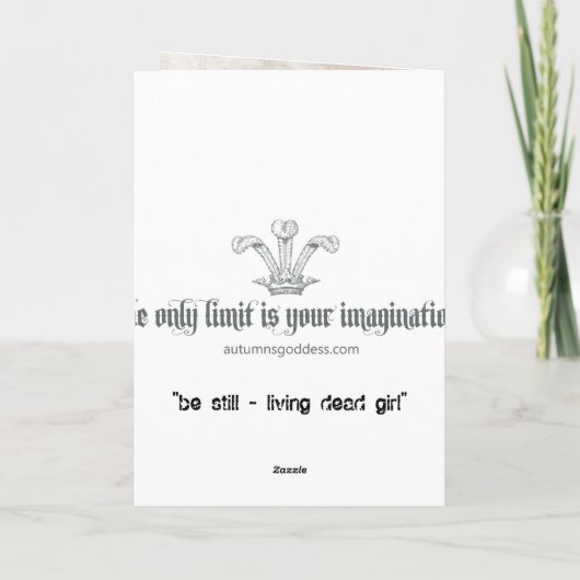 今でも挨拶状があって下さい カード (裏面)