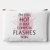 今でも焦って来熱いユーモアのある アクセサリーポーチ (正面)