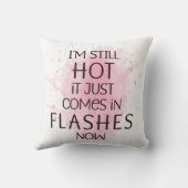 今でも焦って来熱いユーモアのある クッション (裏面)