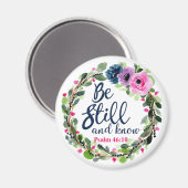 今でも知っているピンクのフローラ聖句 マグネット (正面/裏面)