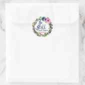 今でも知っているピンクのフローラ聖句 ラウンドシール (バッグ)