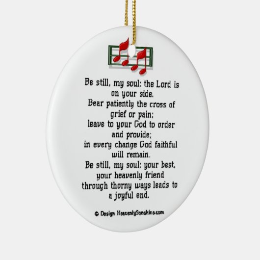 今でも私の精神のクリスチャンの賛美歌があって下さい セラミックオーナメント (右)