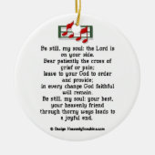 今でも私の精神のクリスチャンの賛美歌があって下さい セラミックオーナメント (正面)