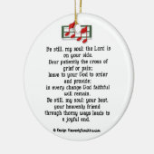 今でも私の精神のクリスチャンの賛美歌があって下さい セラミックオーナメント (左)