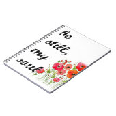 "今でも私の精神"がジャーナル/祈りの言葉ジャーナルあって下さい ノートブック (左側)