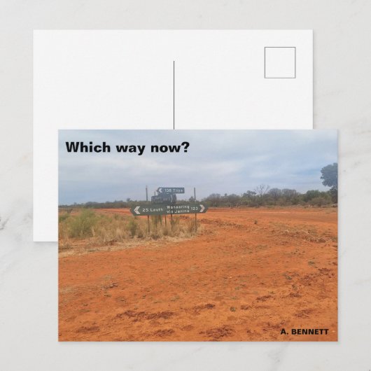 今どっち？ ポストカード (正面/裏面)