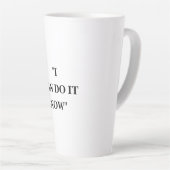 今なら出来る カフェラテマグ (右アングル)