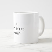 今なら出来る ジャンボコーヒーマグカップ (正面右)