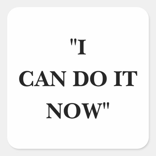 今なら出来る スクエアシール (正面)