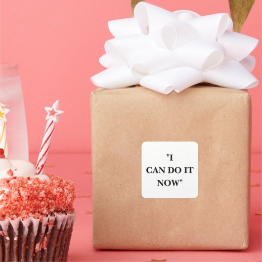 今なら出来る スクエアシール (パーティー)