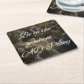 今にも大混乱に陥っている スクエアペーパーコースター (アングル)