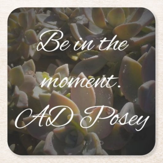 今にも大混乱に陥っている スクエアペーパーコースター (正面)