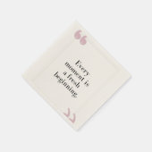 今にも新しい始まり スタンダードカクテルナプキン (角)