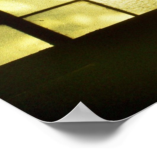 「今のところ、ガラスを暗く透かして見える」ポスター ポスター (角)