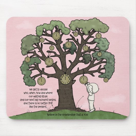 今のような時間はない マウスパッド (正面)