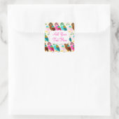 今のオウムは？ スクエアシール (バッグ)