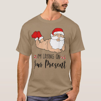 今のサンタおもしろいクリスマス Tシャツ