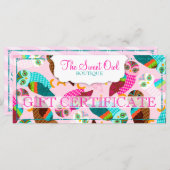 今のフクロウは？ギフト券 (正面/裏面)