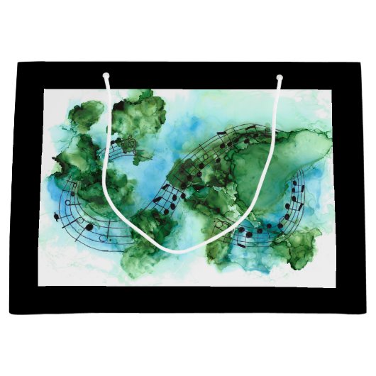 今の世界が必要としているのは愛の甘い愛だ ラージペーパーバッグ (正面)