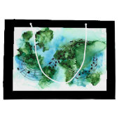 今の世界が必要としているのは愛の甘い愛だ ラージペーパーバッグ (裏面)